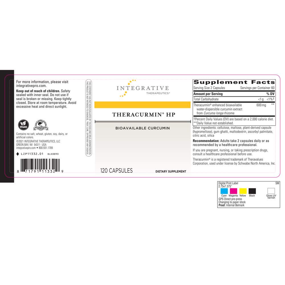 Product image for Theracurmin HP.