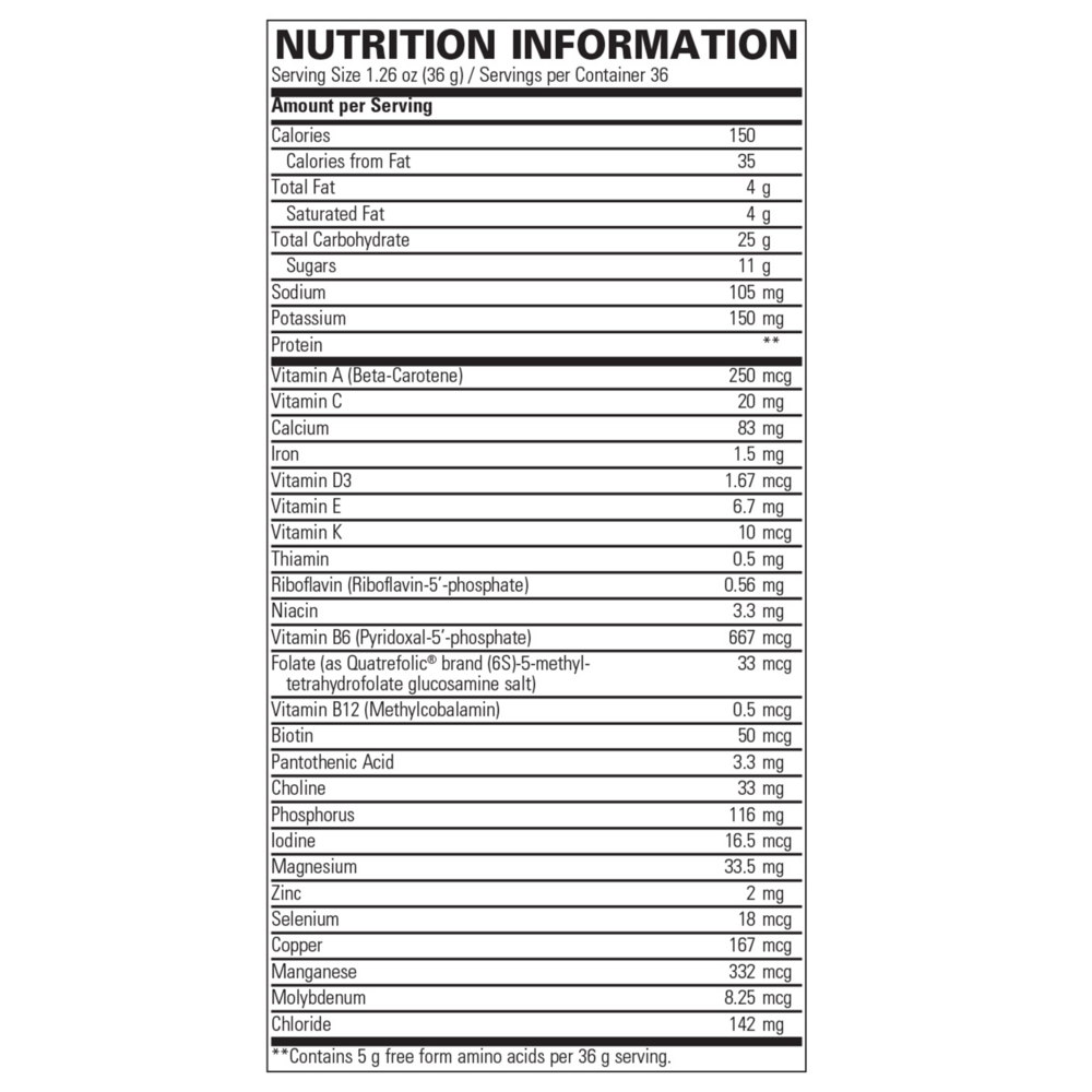 Product image for Physicians Elemental Diet Powder.