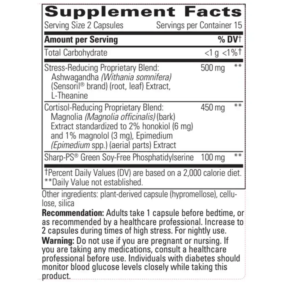 Product image for Cortisol Manager® Allergen Free.