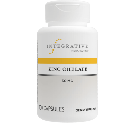 Zinc Chelate 30mg 100 capsules