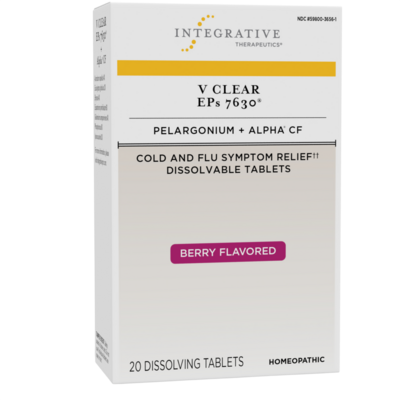 V Clear Berry Dissolving Tabs (20 tablets) Product image for V Clear Berry Dissolving Tabs (20 tablets). Discontinued.
