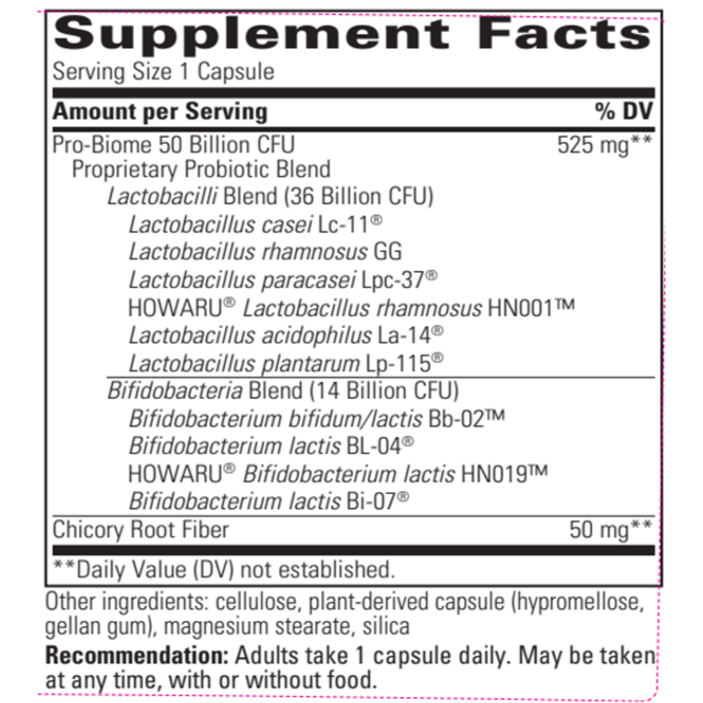 Product image for Pro-Biome 50B.