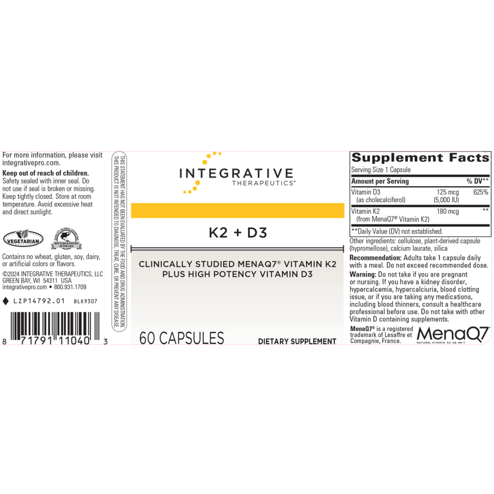 Product image for K2+D3.