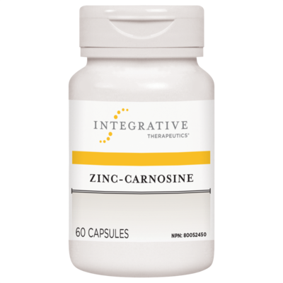 Product image for Zinc - Carnosine (60 capsules).