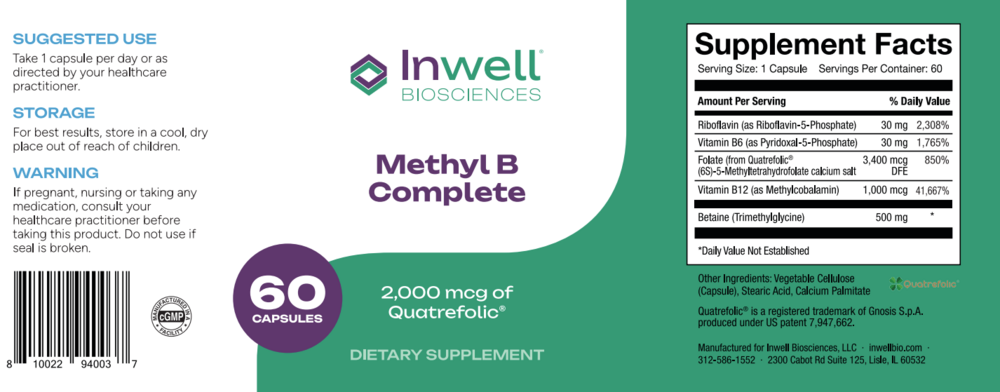 Product image for Methyl B Complete.