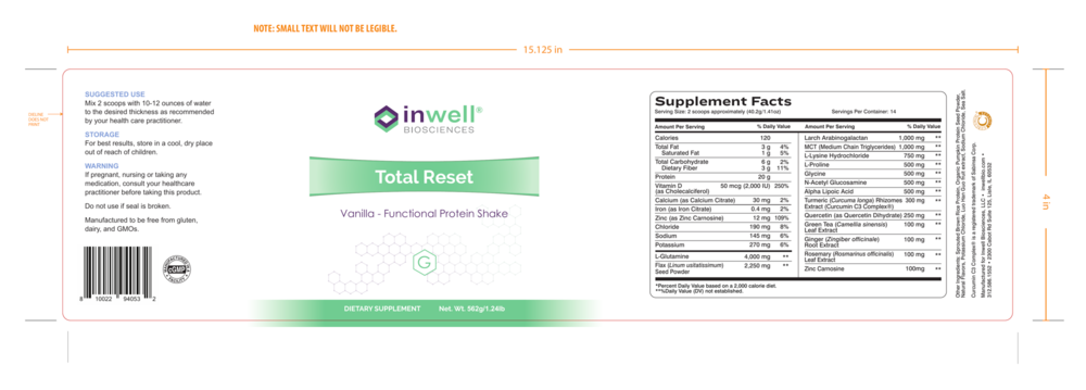 Product image for Total Reset, Vanilla.