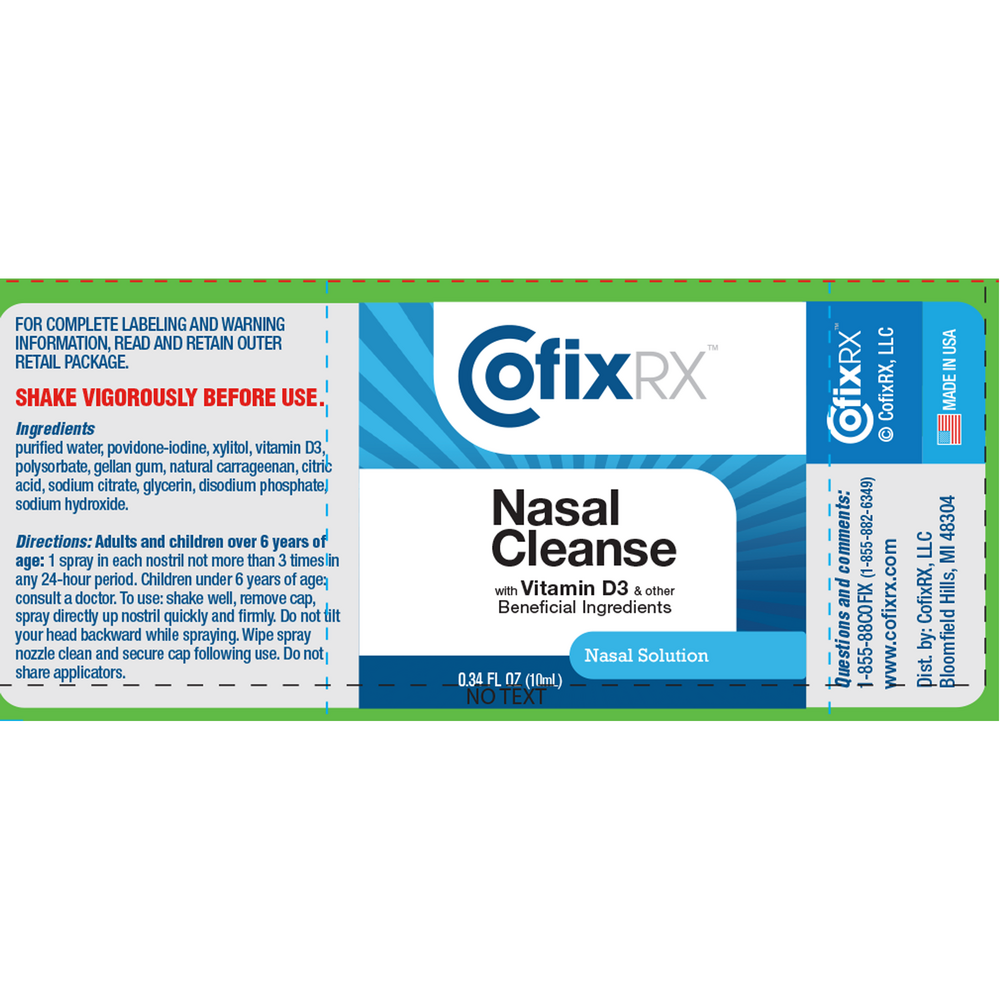 Product image for CofixRx Povidone Iodine w/ Vit D3 &amp; Xylitol.