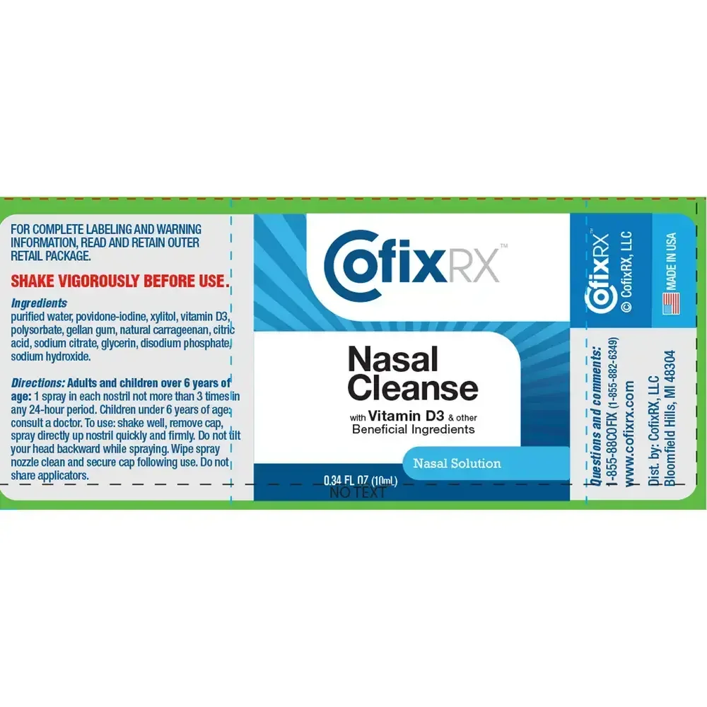 Product image for CofixRx Povidone Iodine w/ Vit D3 &amp; Xylitol.