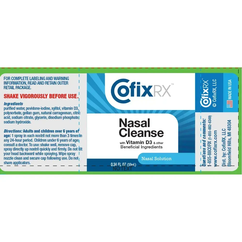 Product image for CofixRx Povidone Iodine w/ Vit D3 &amp; Xylitol.