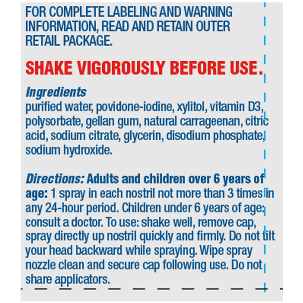 Product image for CofixRx Povidone Iodine w/ Vit D3 &amp; Xylitol.