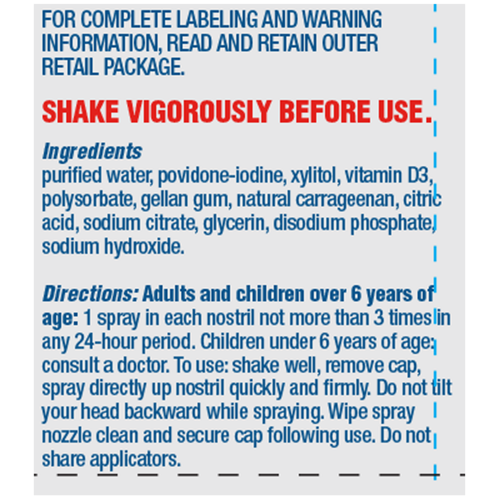 Product image for CofixRx Povidone Iodine w/ Vit D3 &amp; Xylitol.