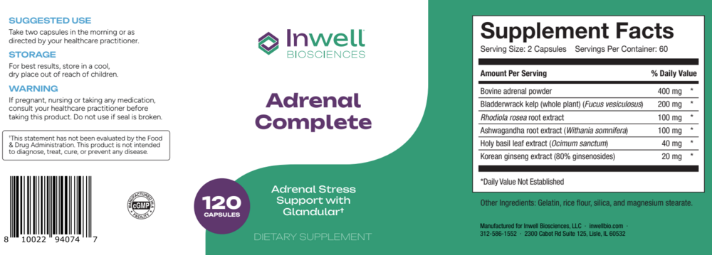 Product image for Adrenal Complete.