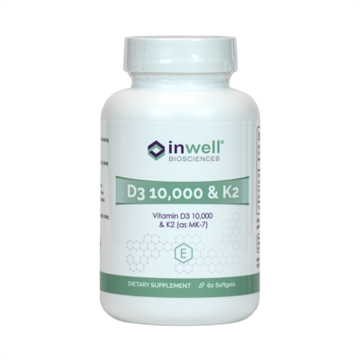 D3 10,000 & K2 60 Softgels