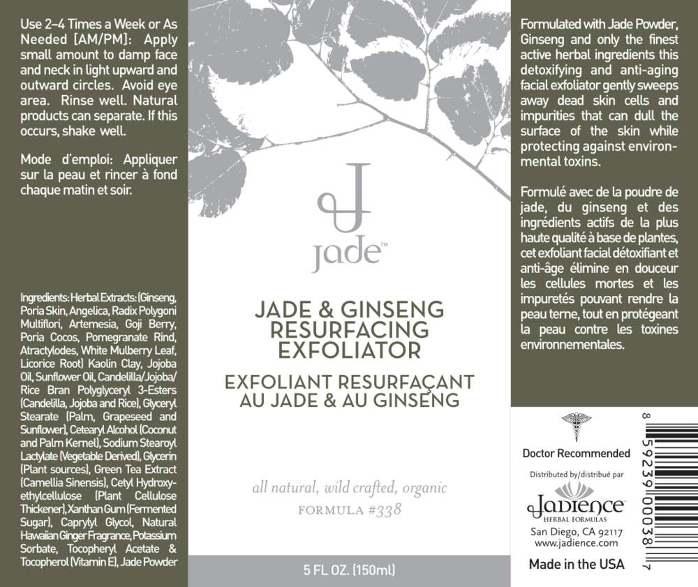 Product image for Jade and Ginseng Resurfacing Exfoliator.