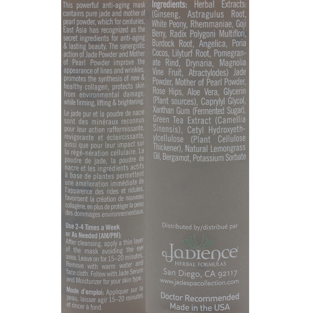 Product image for Jade and Pearl Anti-aging Mask w/Green Tea.