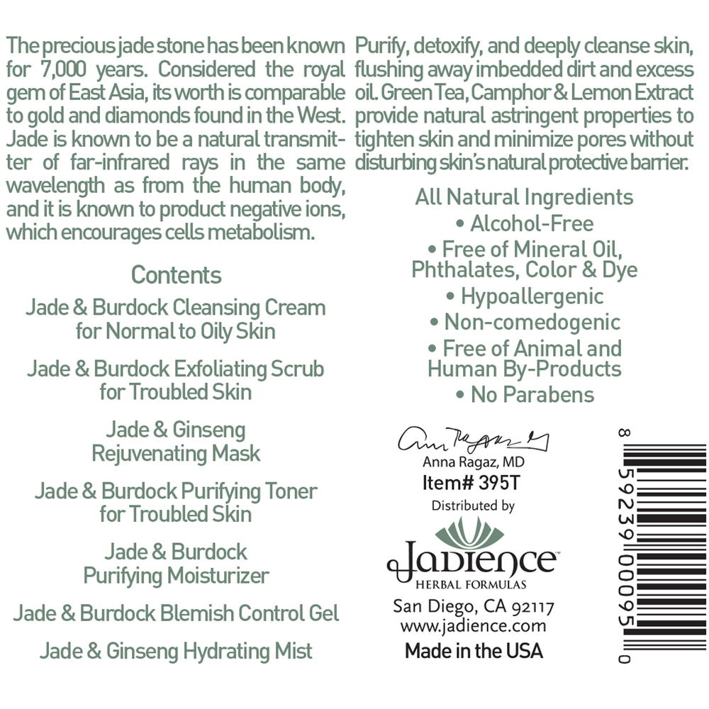 Product image for Jade Facial Travel Kit - Normal to Oily Skin.