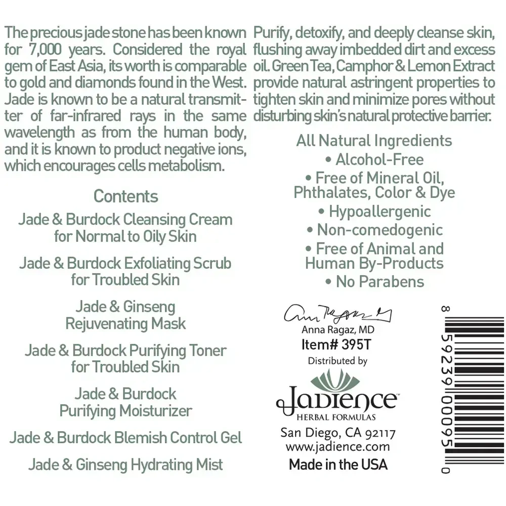 Product image for Jade Facial Travel Kit - Normal to Oily Skin.