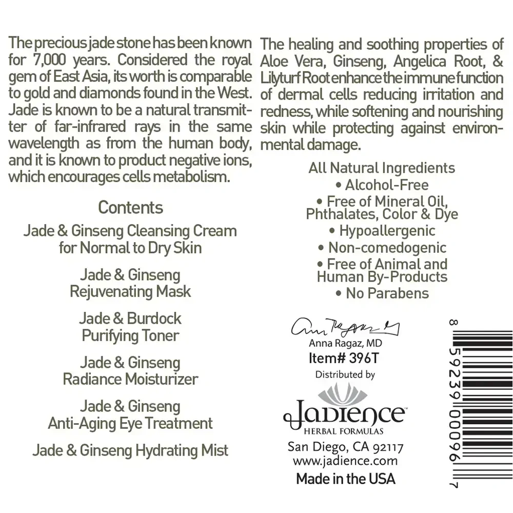 Product image for Jade Facial Travel Kit - Normal to Sensitive Skin.