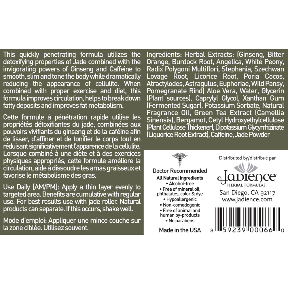 Product image for Jade and Ginseng Body Sculpting Cellulite Serum.