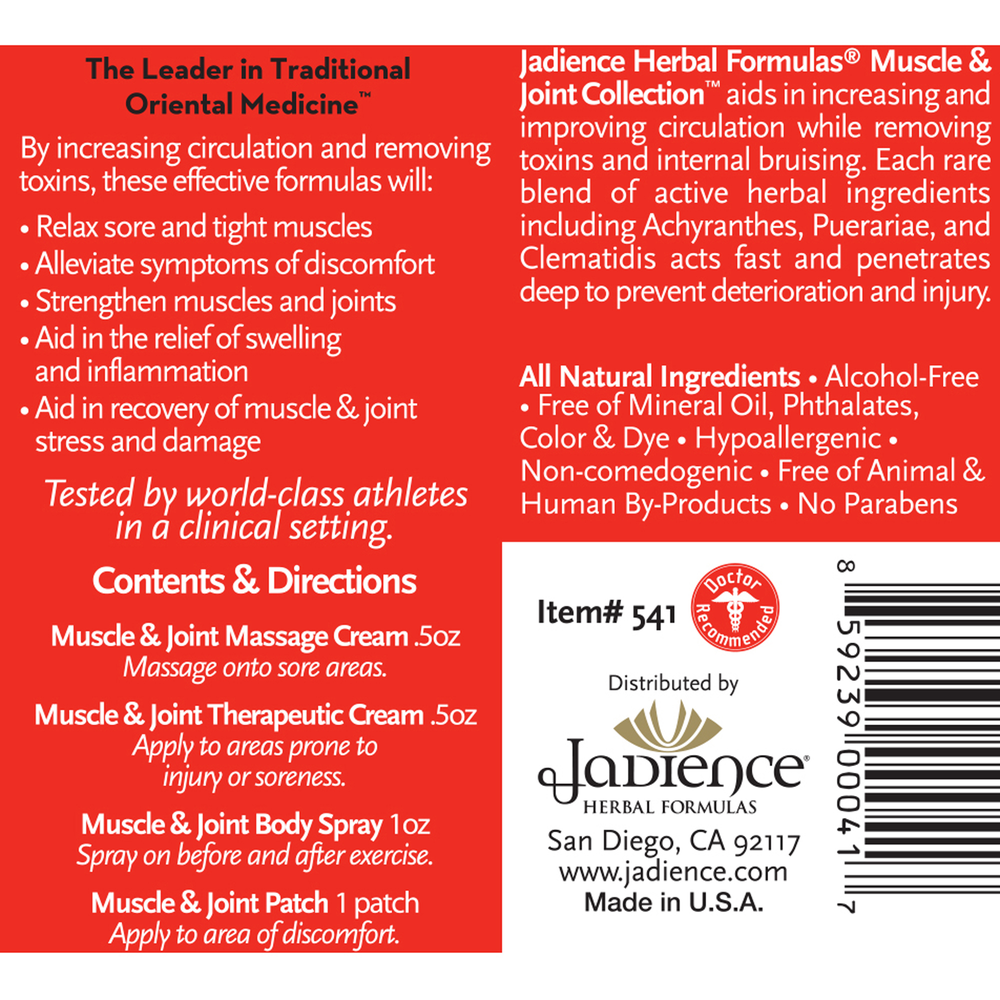 Product image for Muscle and Joint Travel Kit.