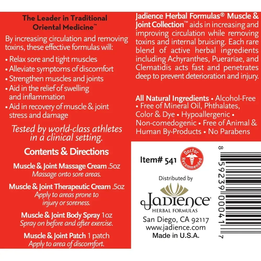 Product image for Muscle and Joint Travel Kit.
