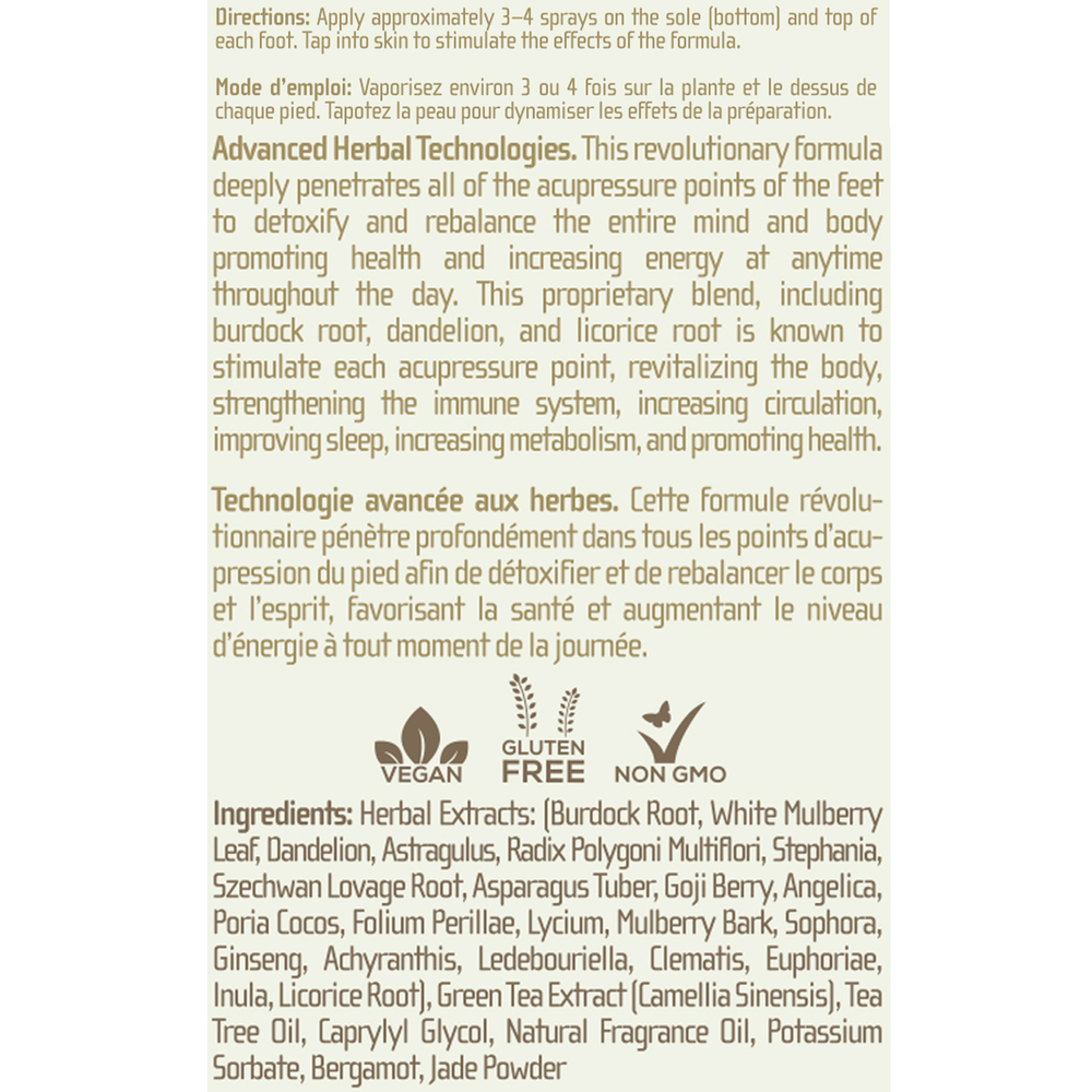 Product image for Detox Foot Spray.