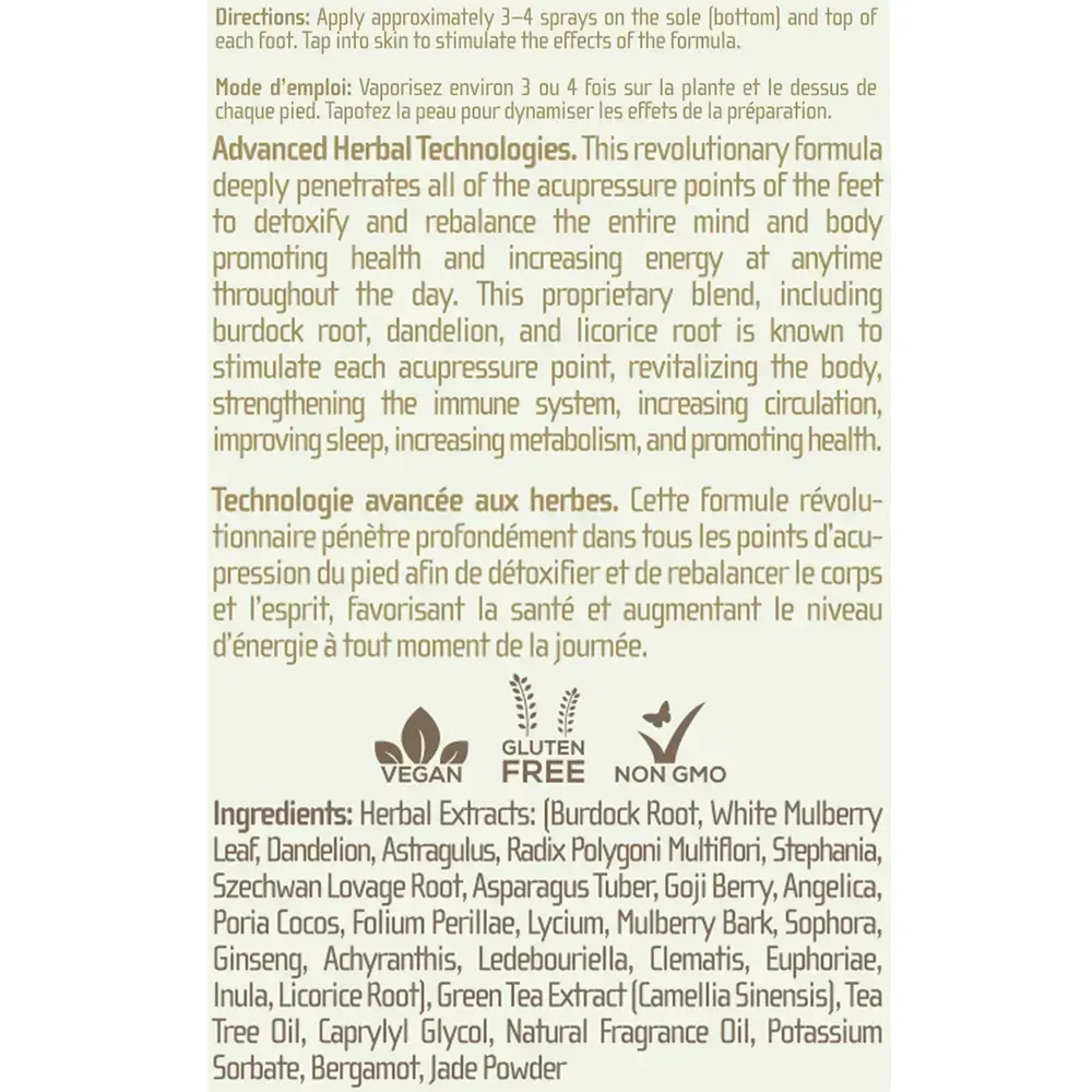 Product image for Detox Foot Spray.