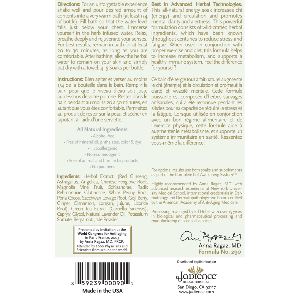Product image for Royal Ginseng Energy Soak.