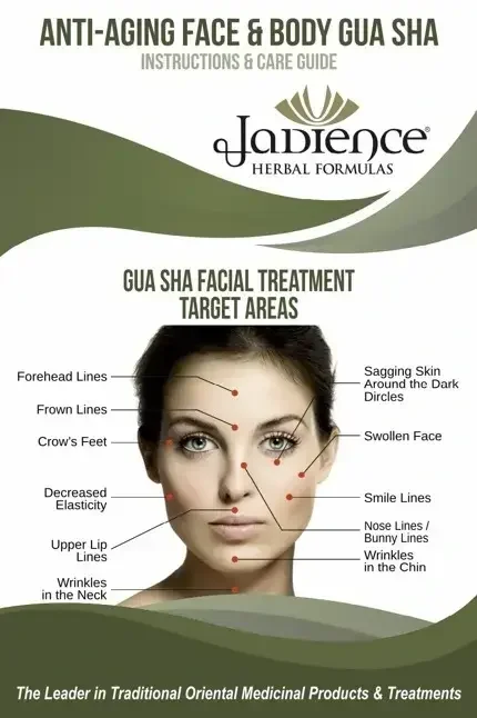 Product image for Jade Stone Gua Sha Heart Shaped Face &amp; Body Therapy Tool.