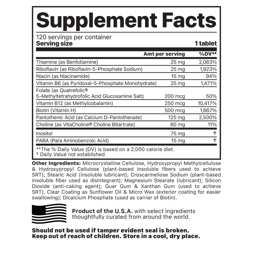 Product image for Activated B w/SRT.