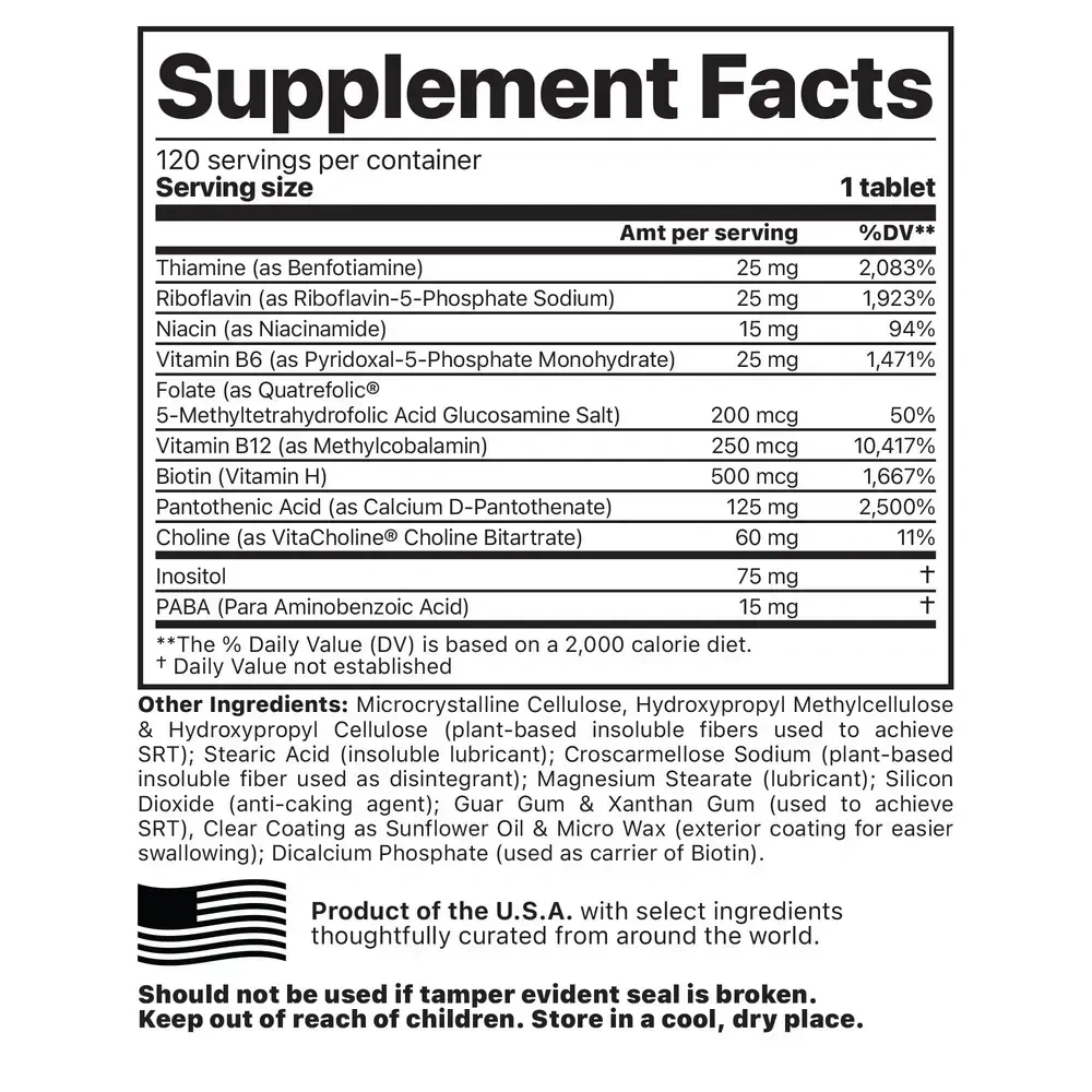 Product image for Activated B w/SRT.