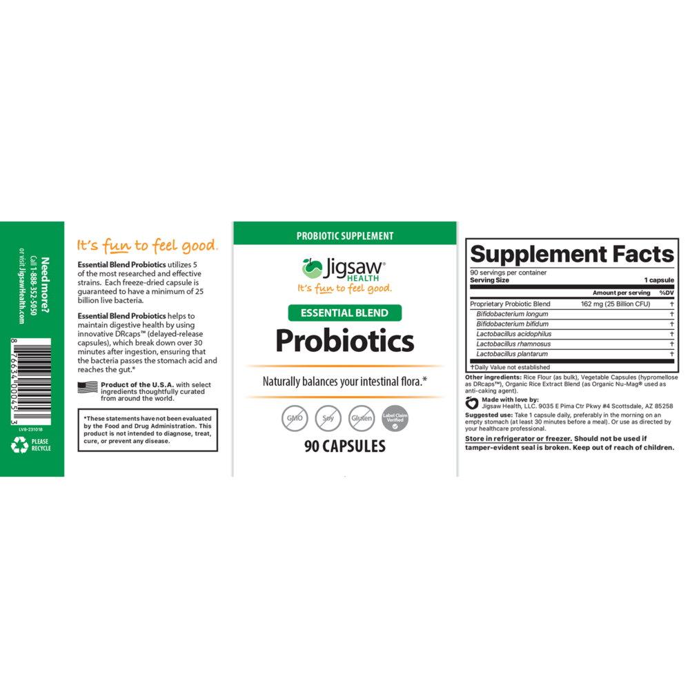 Product image for Essential Blend Probiotics.