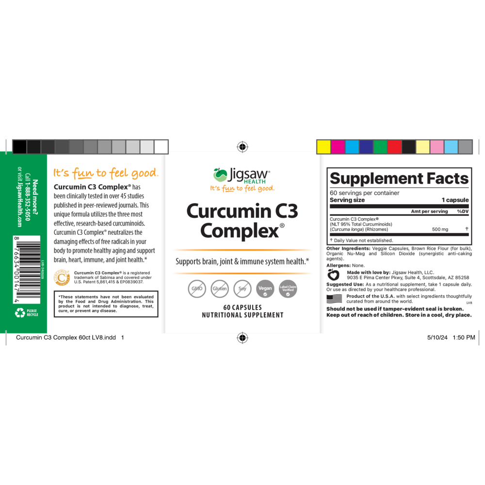 Product image for Curcumin C3 Complex.