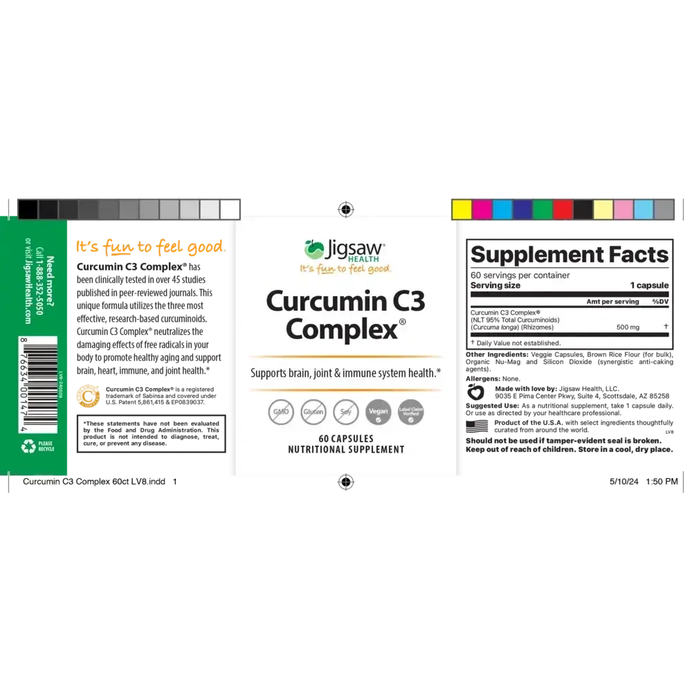 Product image for Curcumin C3 Complex.