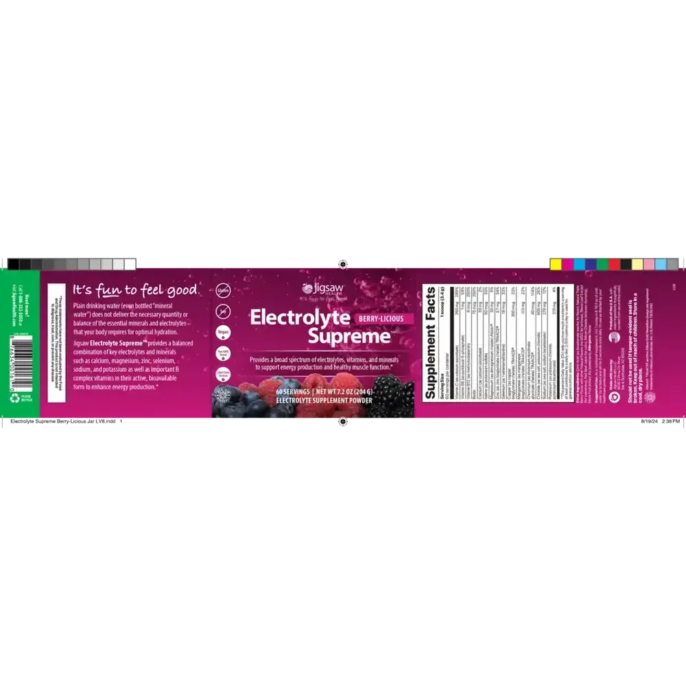 Product image for Electrolyte Supreme Berry-Licious.