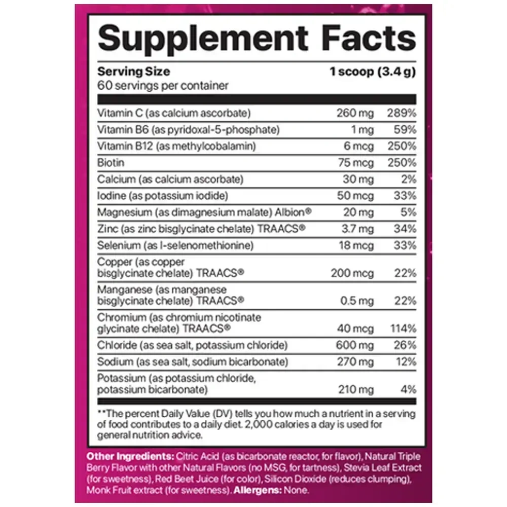 Product image for Electrolyte Supreme Berry-Licious.