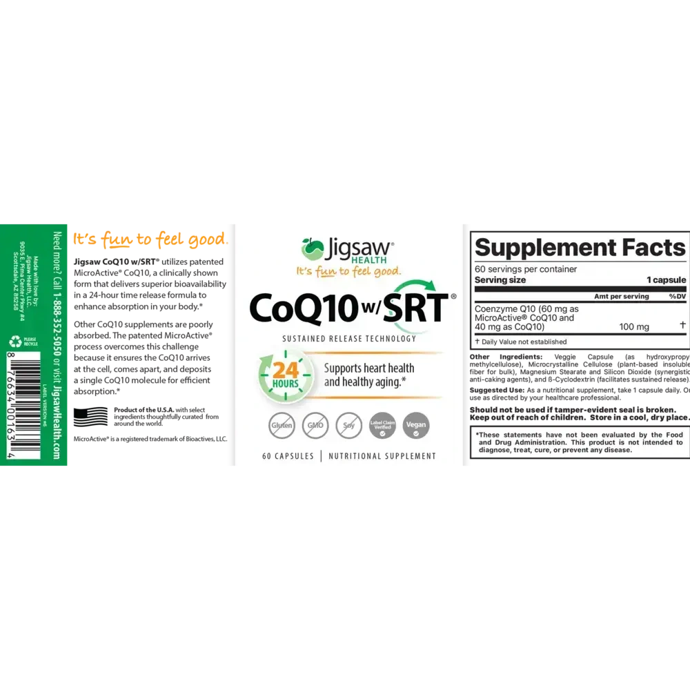 Product image for CoQ10 w/SRT.