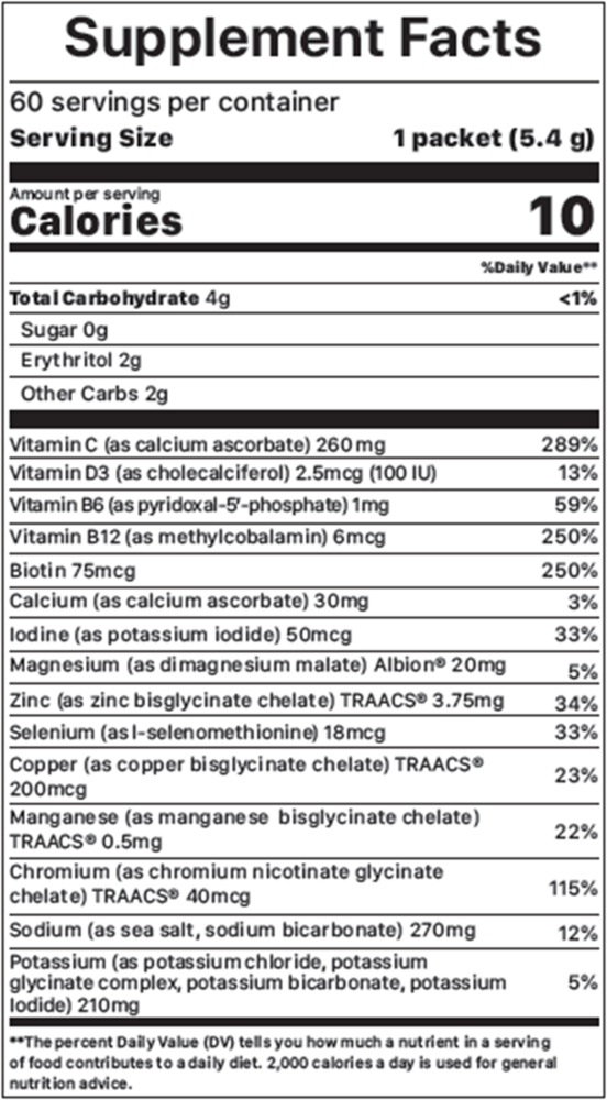 Product image for Electrolyte Supreme Berry-Licious Packet.
