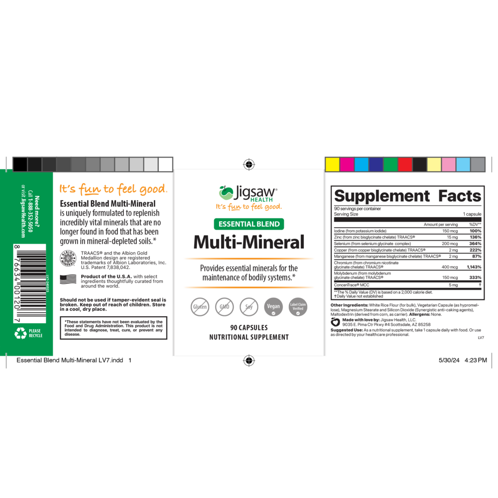 Product image for Essential Blend Multi Mineral.