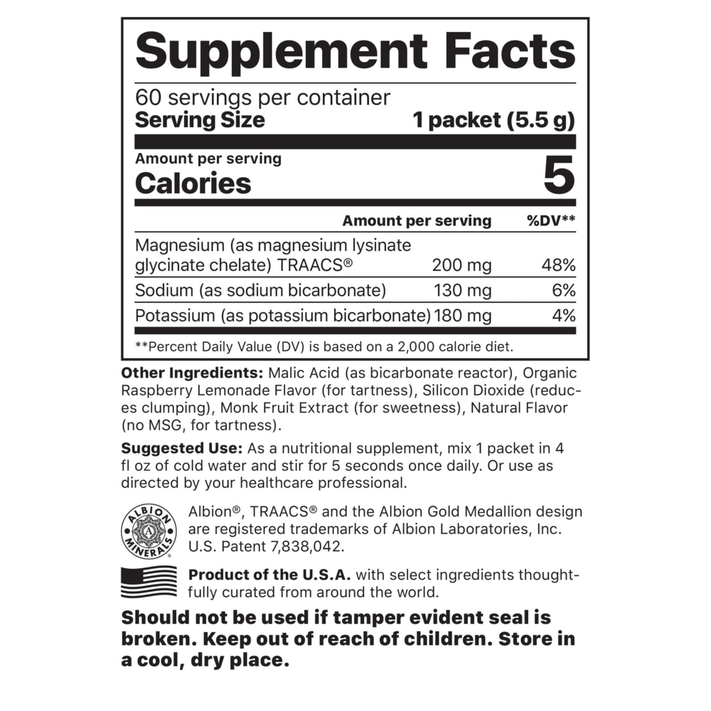 Product image for MagSoothe Tart Raspberry Lemonade Packet.