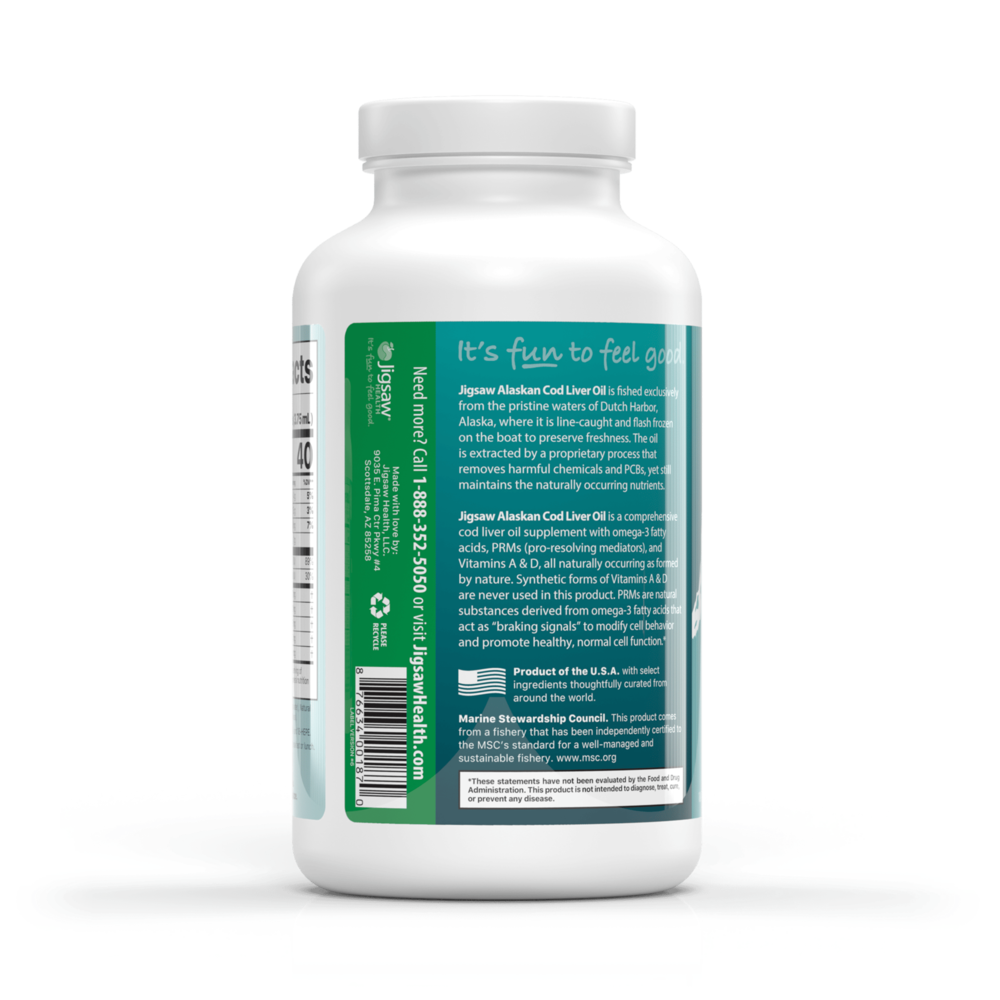 Product image for Alaskan Cod Liver Oil.