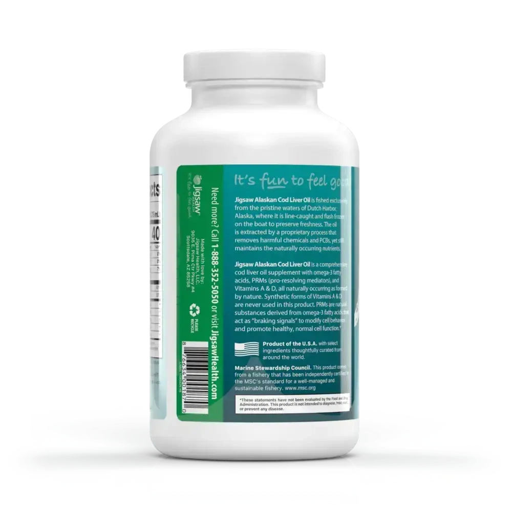 Product image for Alaskan Cod Liver Oil.