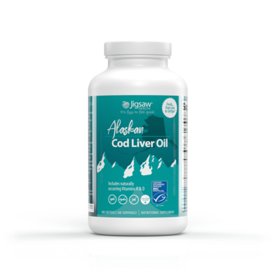 Alaskan Cod Liver Oil 180 Softgels