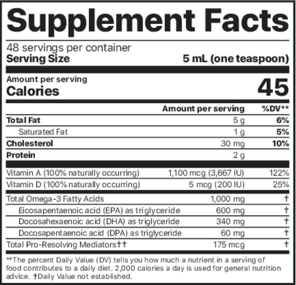 Product image for Alaskan Cod Liver Oil - Liquid.