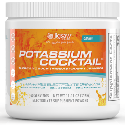 Potassium Cocktail Jar, Orange 315 Grams