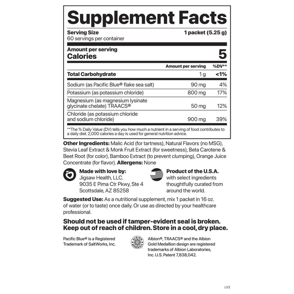 Product image for Jigsaw Potassium Cocktail™, Orange.