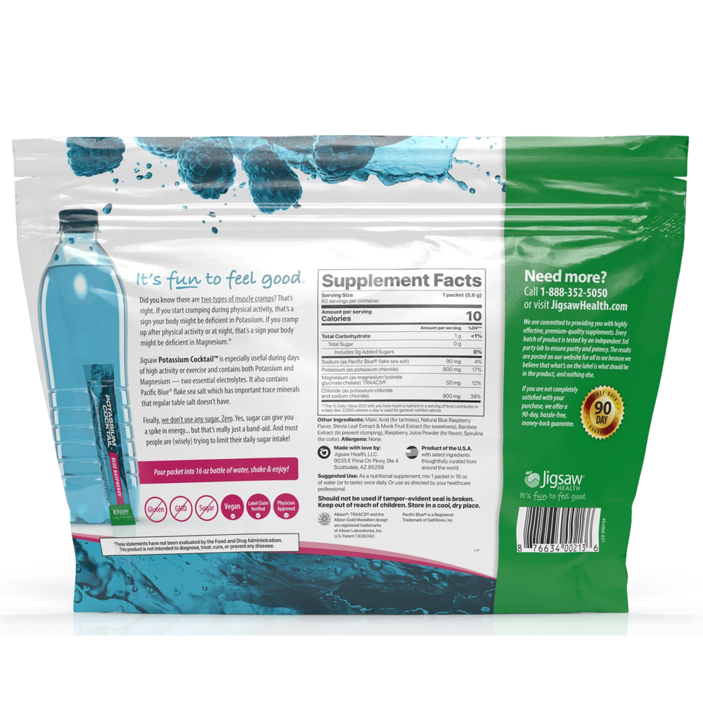 Product image for Jigsaw Potassium Cocktail™, Blue Raspberry.