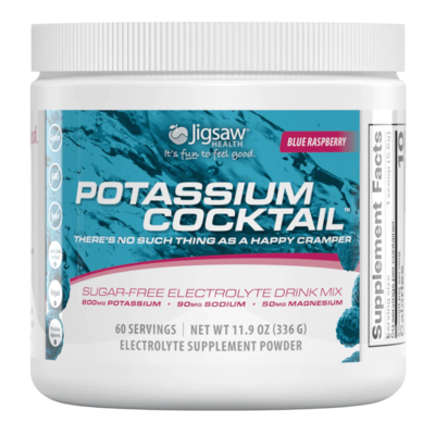 Potassium Cocktail Jar Blue Raspberry 336 Grams