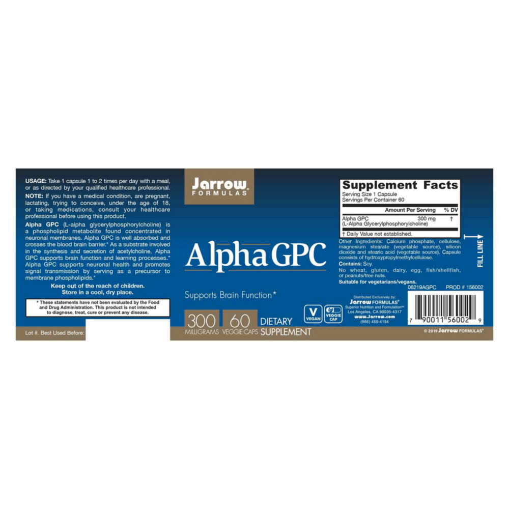 Product image for Alpha GPC 300mg.