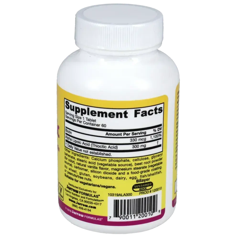 Product image for Alpha Lipoic Sustain 300mg.